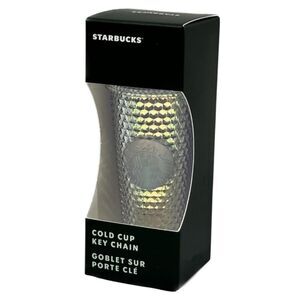NEW Starbucks Cold Cup Tumbler Keychain Ornament Stocking Stuffer Coffee Lover